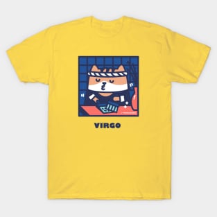 Quarantine Cat Zodiac Signs: Virgo cat T-Shirt